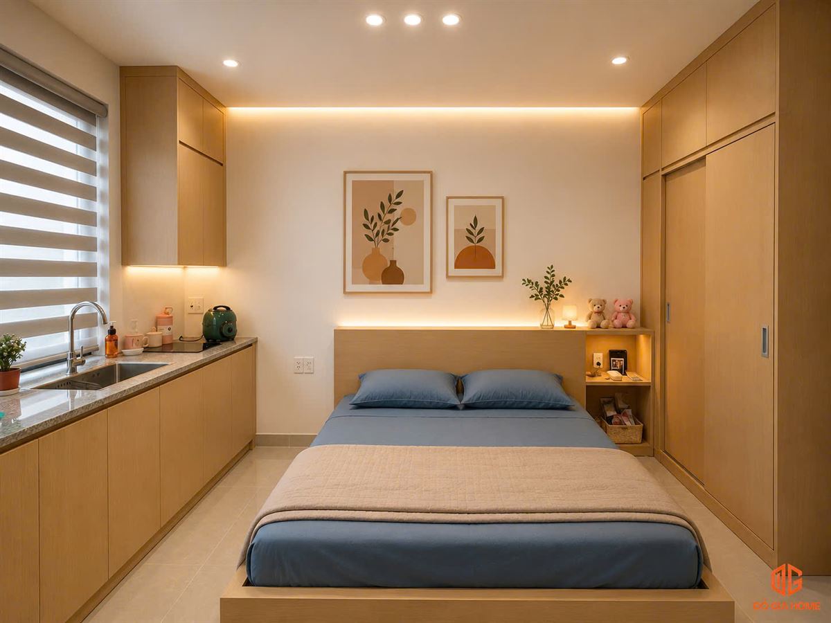 Cải tạo nội thất nhà phố gia đình anh Tùng